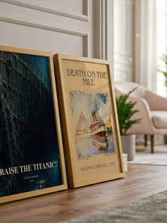 Raise the Titanic! Book Watercolour Illustration by Clive Cussler – image 4