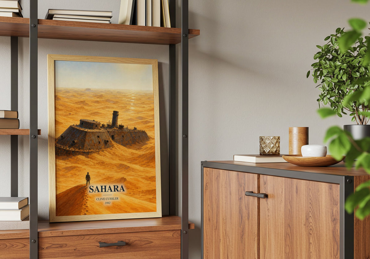 Sahara book watercolour illustration paper finish options – matte satin gloss