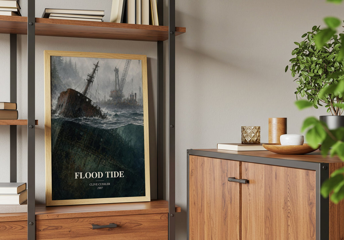 Flood Tide book watercolour illustration paper finish options – matte satin gloss