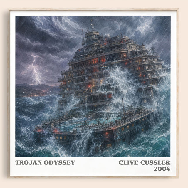 Trojan Odyssey Literary Art Print by Clive Cussler