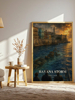 Havana Storm Book Watercolour Illustration by Clive Cussler – image 2