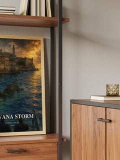 Havana Storm Book Watercolour Illustration by Clive Cussler – image 3