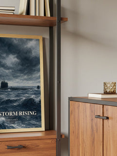 Red Storm Rising Book Watercolour Illustration by Tom Clancy – image 3