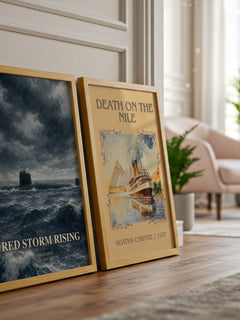 Red Storm Rising Book Watercolour Illustration by Tom Clancy – image 4