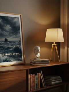 Red Storm Rising Book Watercolour Illustration by Tom Clancy – image 6