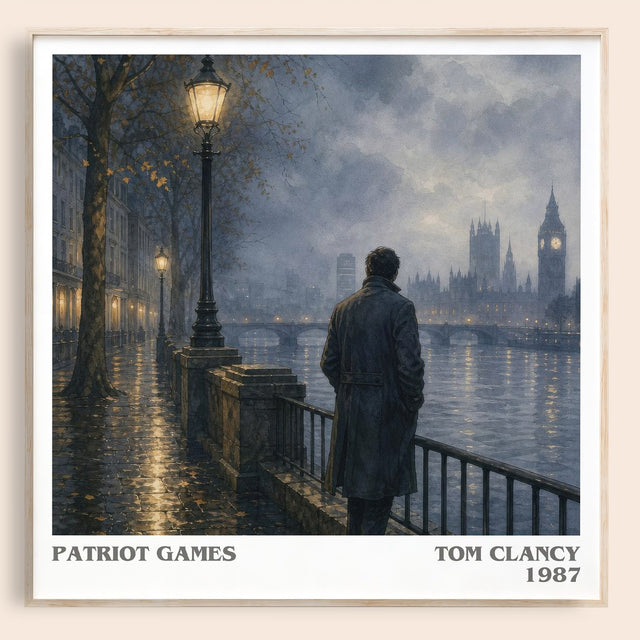 Patriot Games Literary Art Print by Tom Clancy