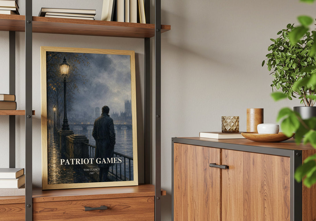 Patriot Games book watercolour illustration paper finish options – matte satin gloss