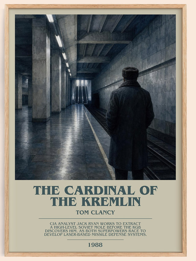 The Cardinal of the Kremlin Bookish Wall Art by Tom Clancy