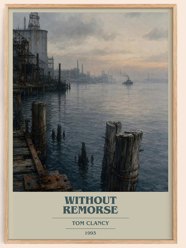 Without Remorse Book Cover Poster by Tom Clancy