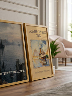 Without Remorse Book Watercolour Illustration by Tom Clancy – image 4