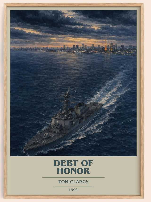 Debt of Honor Book Cover Poster by Tom Clancy