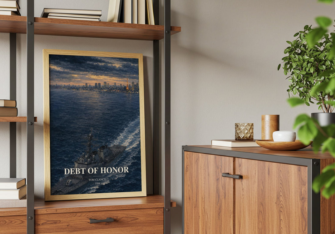 Debt of Honor book watercolour illustration paper finish options – matte satin gloss