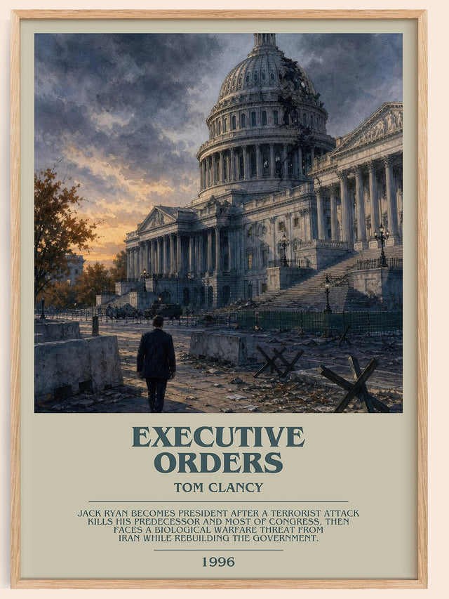 Executive Orders Bookish Wall Art by Tom Clancy