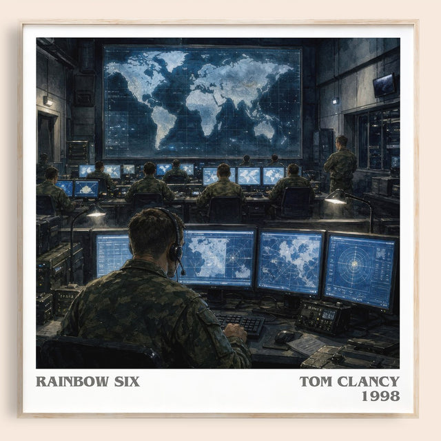 Rainbow Six Literary Art Print by Tom Clancy