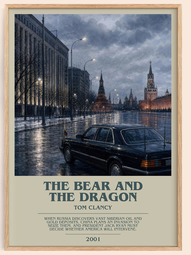 The Bear and the Dragon Bookish Wall Art by Tom Clancy
