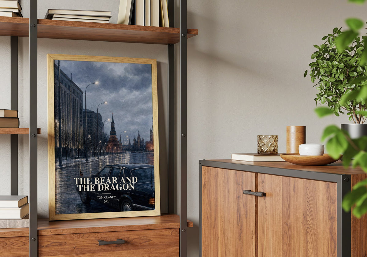 The Bear and the Dragon book watercolour illustration paper finish options – matte satin gloss