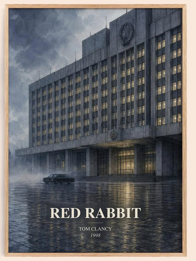 Red Rabbit Book Watercolour Illustration by Tom Clancy