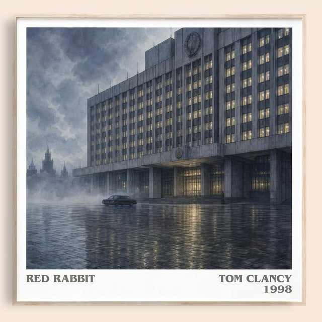 Red Rabbit Literary Art Print by Tom Clancy