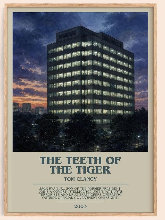 The Teeth of the Tiger Bookish Wall Art by Tom Clancy
