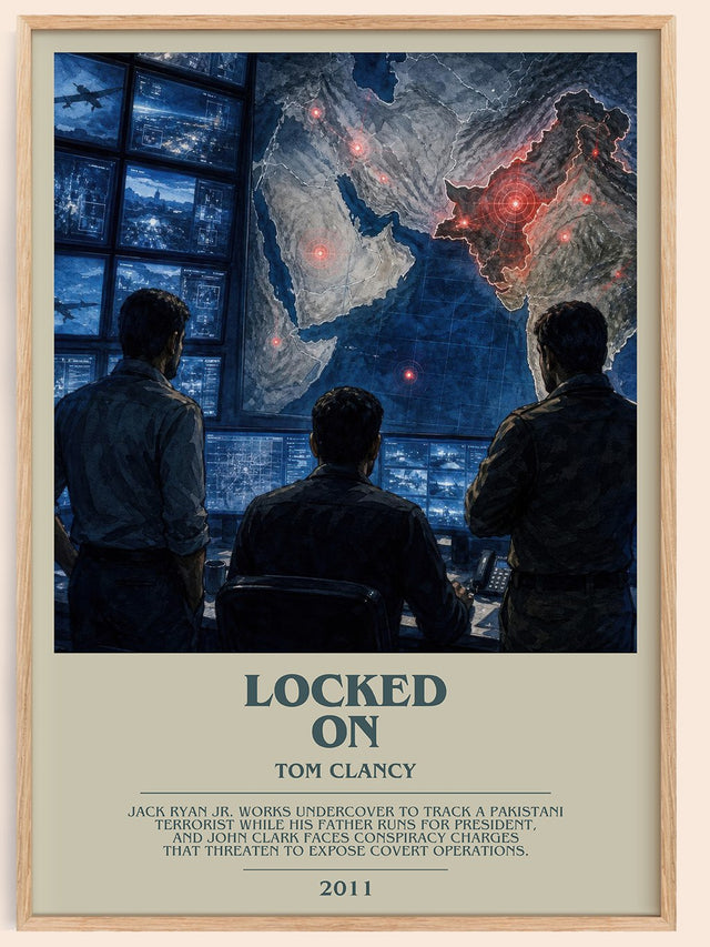 Locked On Bookish Wall Art by Tom Clancy