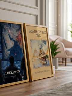 Locked On Book Watercolour Illustration by Tom Clancy – image 4