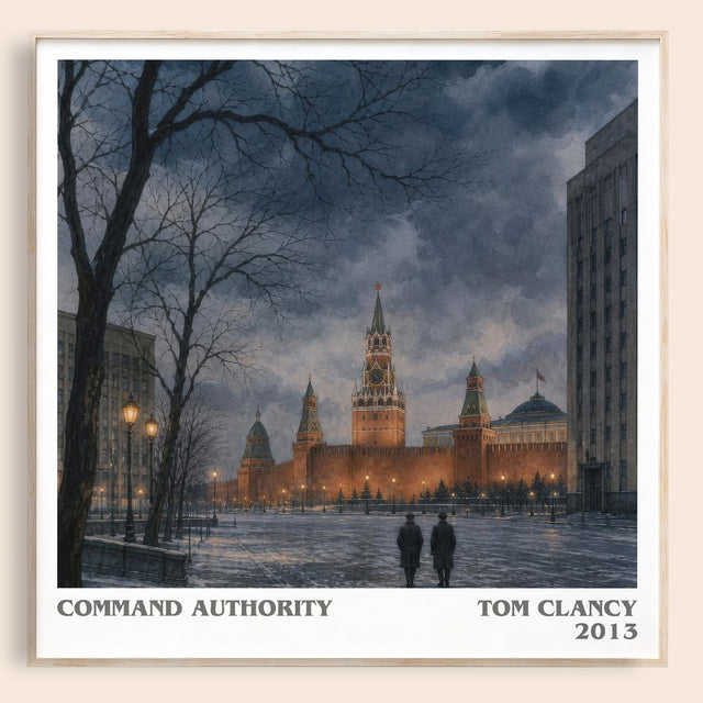 Command Authority Literary Art Print by Tom Clancy