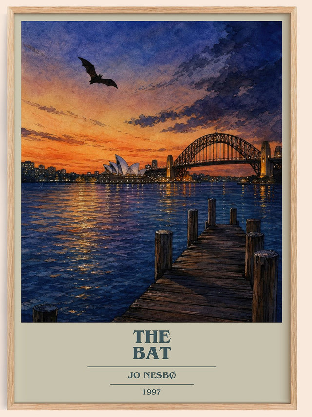 The Bat Book Cover Poster by Jo Nesbø