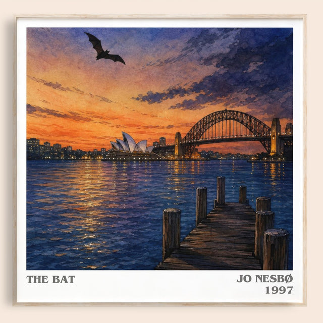 The Bat Literary Art Print by Jo Nesbø