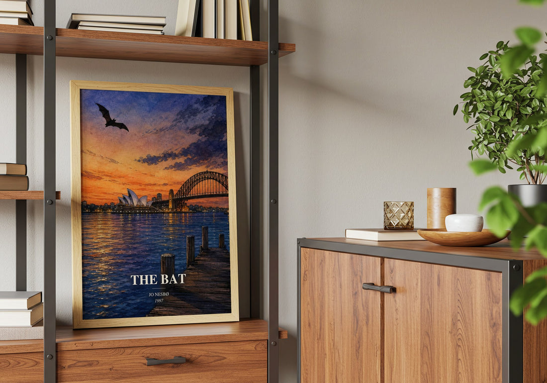 The Bat book watercolour illustration paper finish options – matte satin gloss