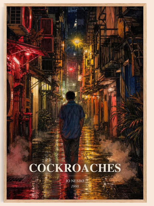 Cockroaches Book Watercolour Illustration by Jo Nesbø