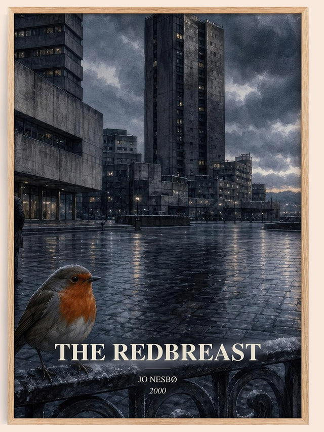 The Redbreast Book Watercolour Illustration by Jo Nesbø