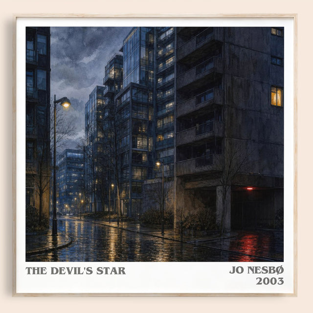 The Devil's Star Literary Art Print by Jo Nesbø