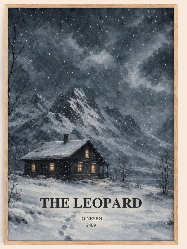 The Leopard Book Watercolour Illustration by Jo Nesbø