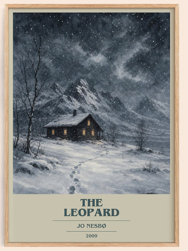The Leopard Book Cover Poster by Jo Nesbø