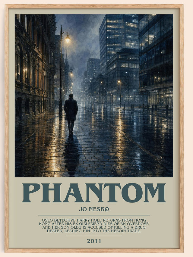 Phantom Bookish Wall Art by Jo Nesbø