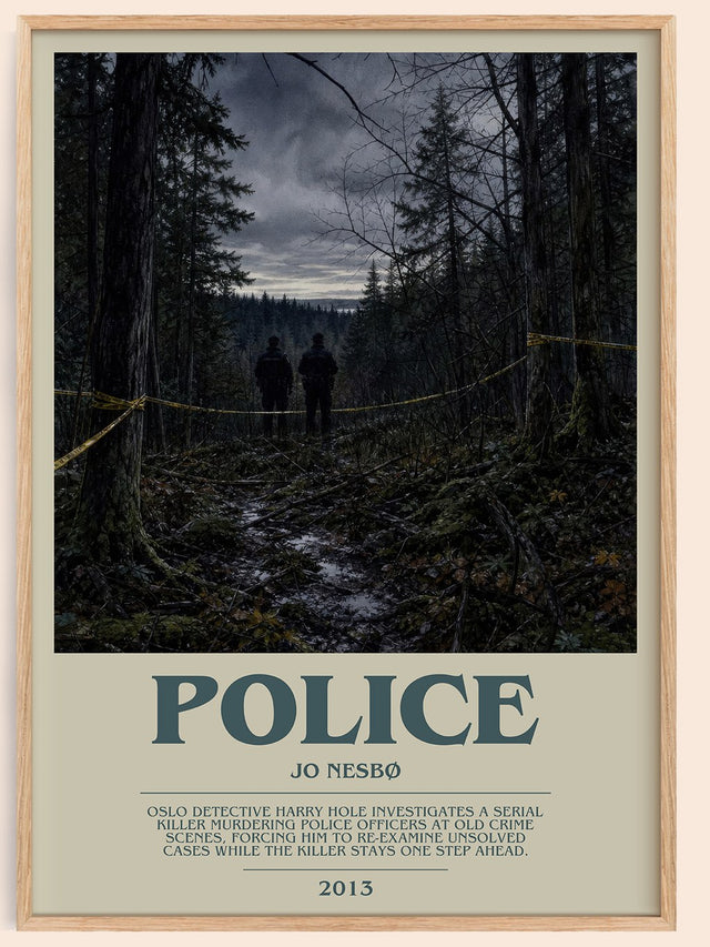 Police Bookish Wall Art by Jo Nesbø