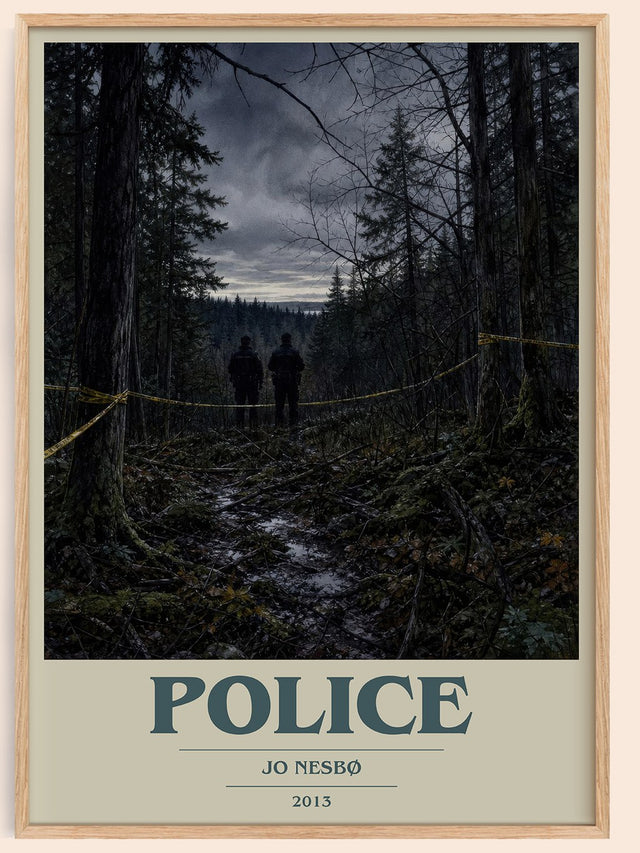 Police Book Cover Poster by Jo Nesbø