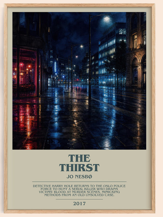 The Thirst Bookish Wall Art by Jo Nesbø
