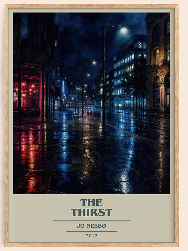 The Thirst Book Cover Poster by Jo Nesbø