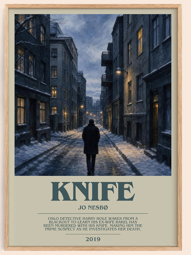 Knife Bookish Wall Art by Jo Nesbø