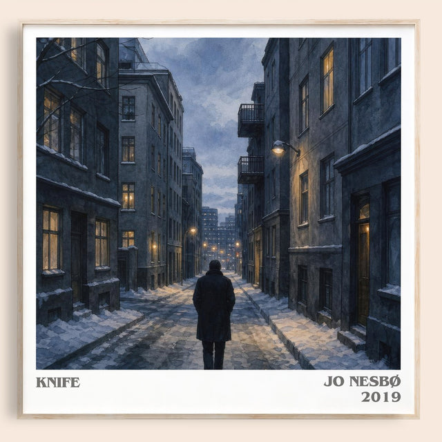 Knife Literary Art Print by Jo Nesbø