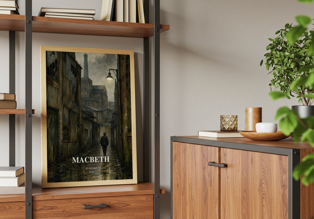 Macbeth book watercolour illustration paper finish options – matte satin gloss