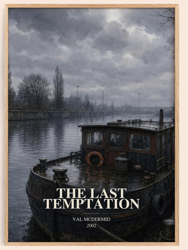 The Last Temptation Book Watercolour Illustration by Val McDermid