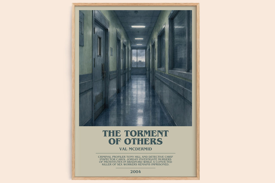 The Torment of Others bookish book poster by Val McDermid – framed literary art print