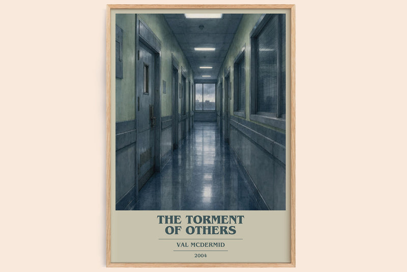 The Torment of Others book cover book poster by Val McDermid – framed literary art print