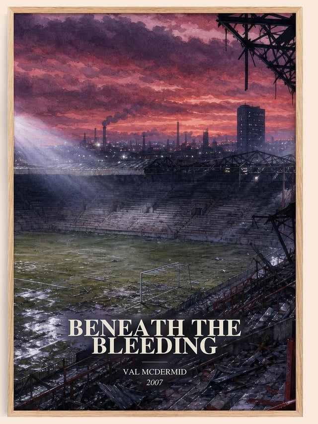 Beneath the Bleeding Book Watercolour Illustration by Val McDermid