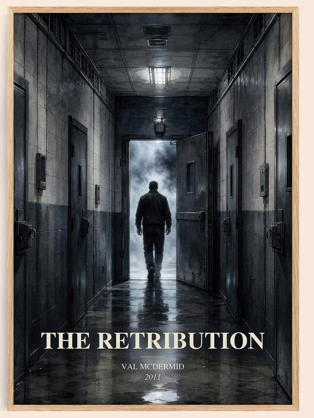 The Retribution Book Watercolour Illustration by Val McDermid