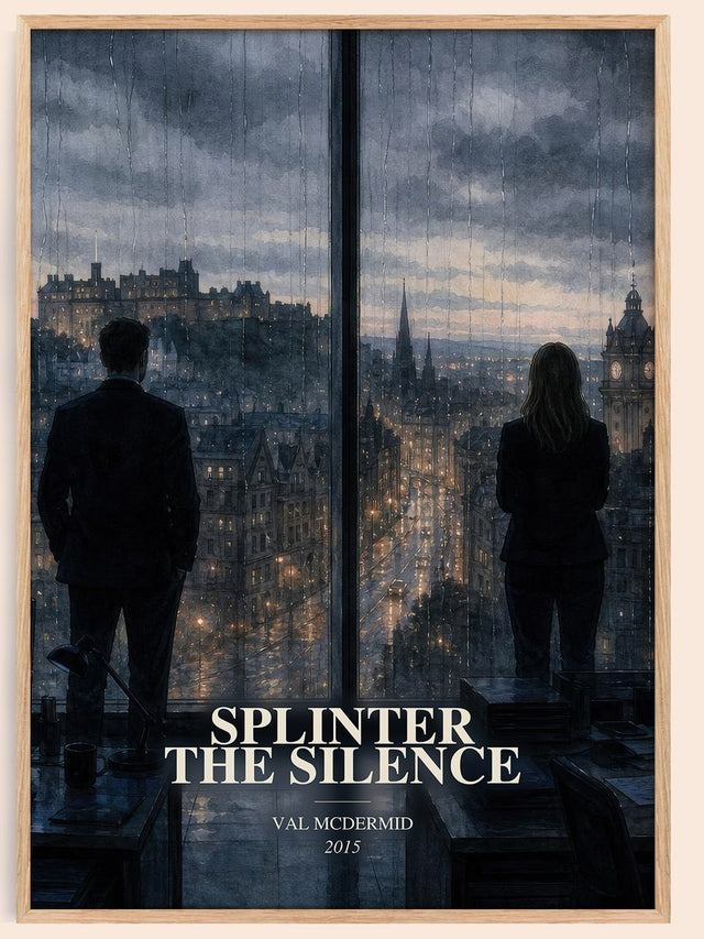 Splinter the Silence Book Watercolour Illustration by Val McDermid
