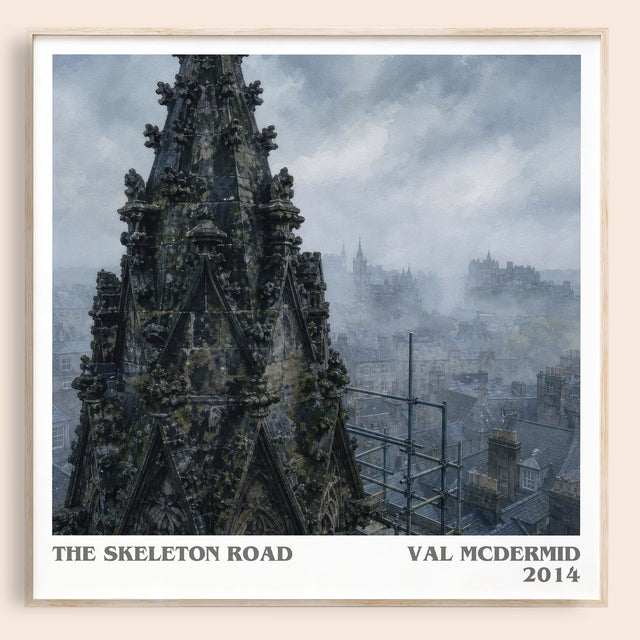 The Skeleton Road Literary Art Print by Val McDermid