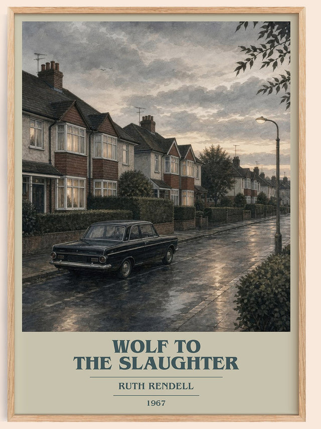 Wolf to the Slaughter Book Cover Poster by Ruth Rendell